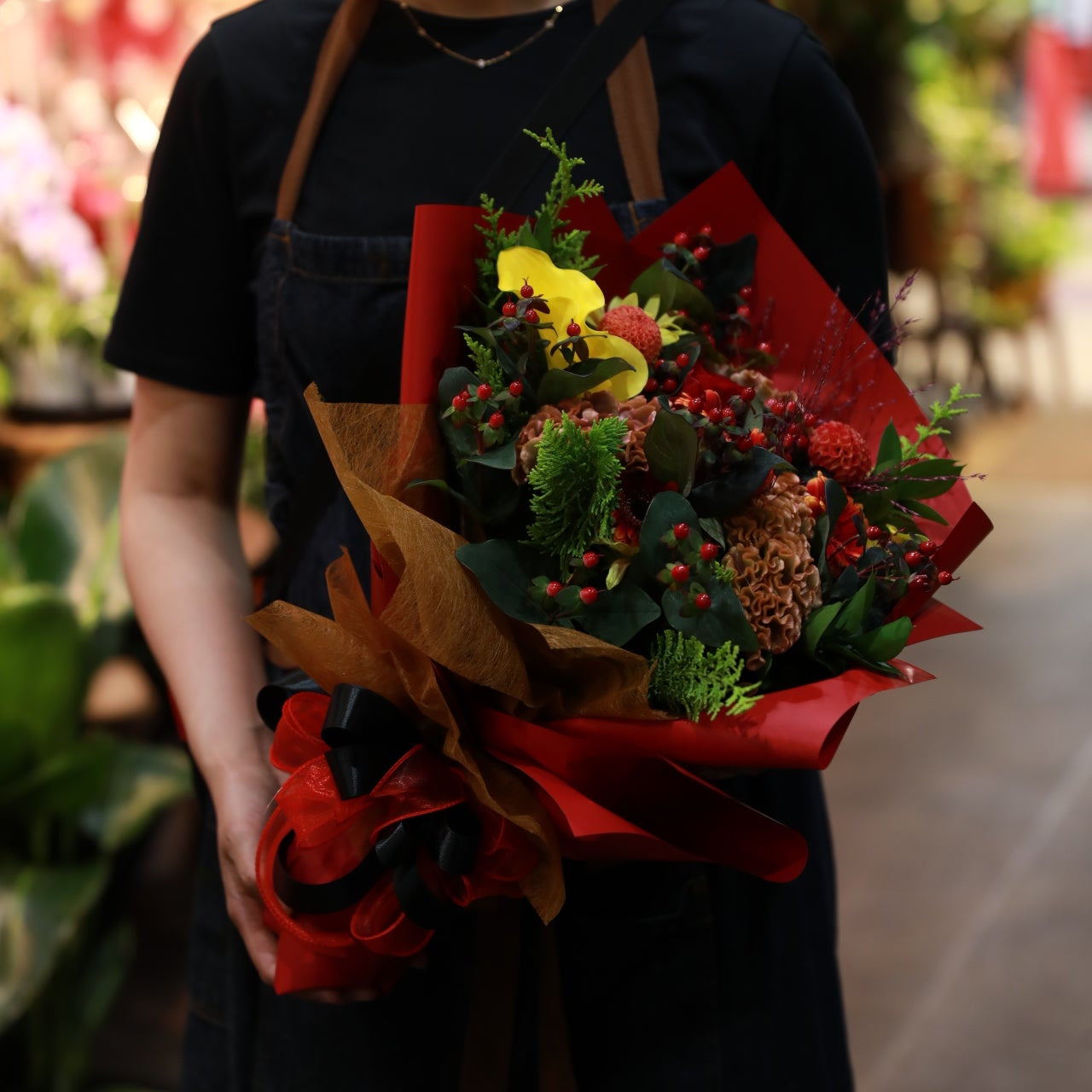 バンビーノの季節感じるブーケ Lサイズ