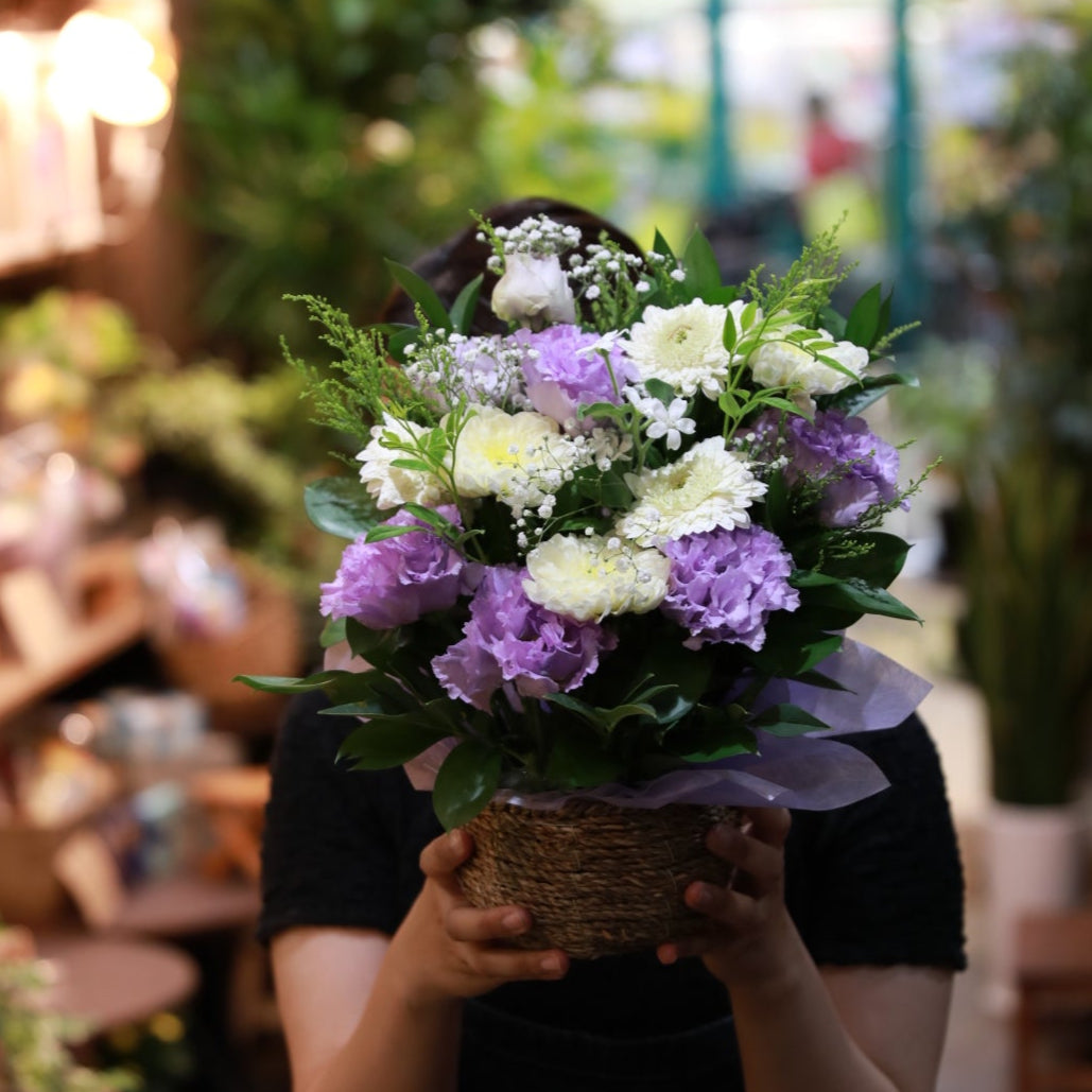 想いを届ける百合の供花 Lサイズ