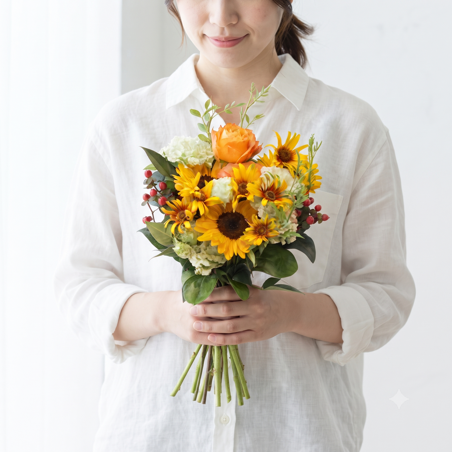 7月限定 ひまわりの華やかサマーブーケ