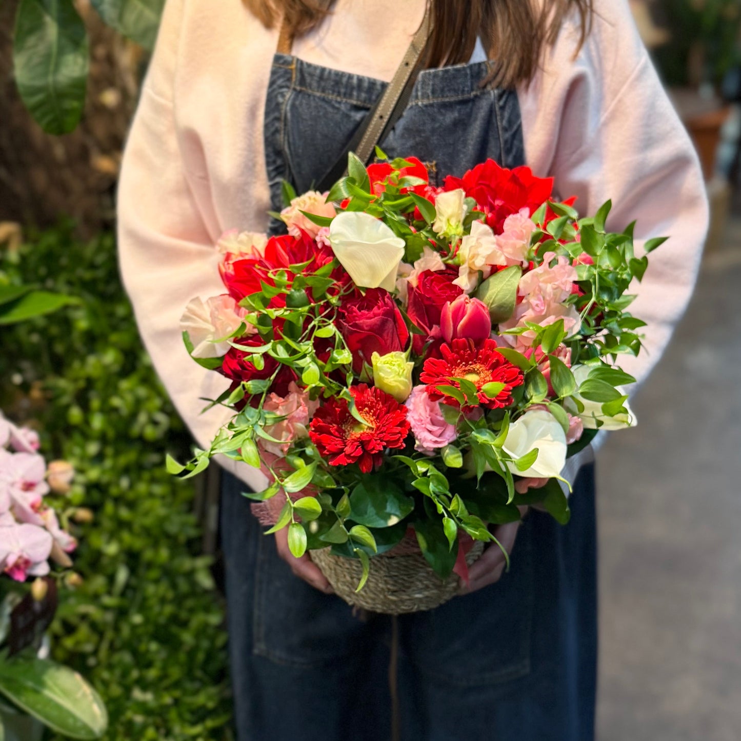 想いをしっかり届ける母の日アレンジメント(オーナー制作)5/5~5/10到着予定