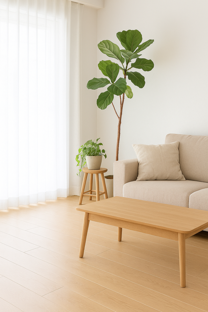 暑い季節には『お部屋に観葉植物で癒しを』