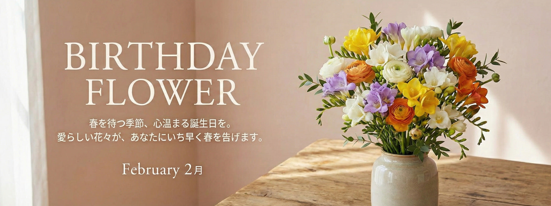 ２月の誕生日ギフト