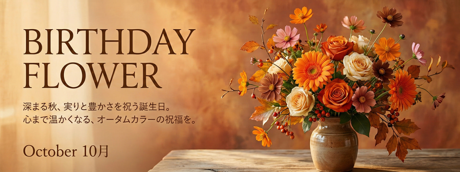 １０月の誕生日ギフト