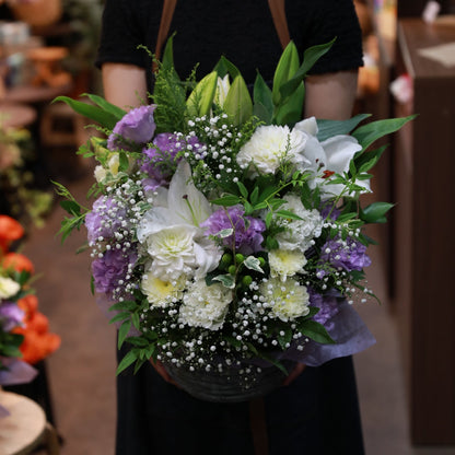 想いを届ける百合の供花 XLサイズ