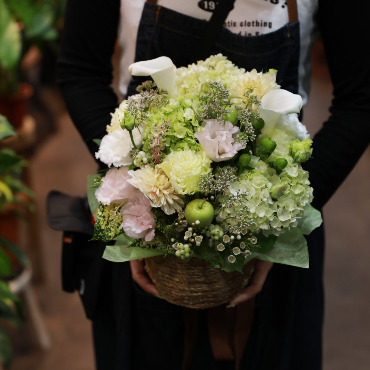 想いを届ける百合の供花 Lサイズ