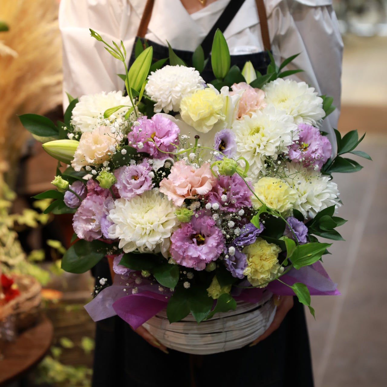 想いを届ける百合の供花 XLサイズ