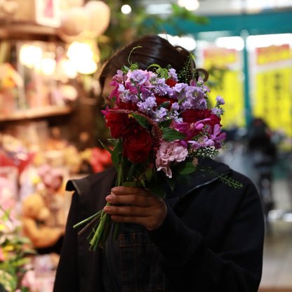 11月30日までのご予約　お花の定期便☆送料無料　１2月　２回コース(火曜)か(土曜)到着分