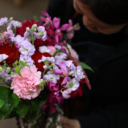 11月30日までのご予約　お花の定期便☆送料無料　１2月　２回コース(火曜)か(土曜)到着分