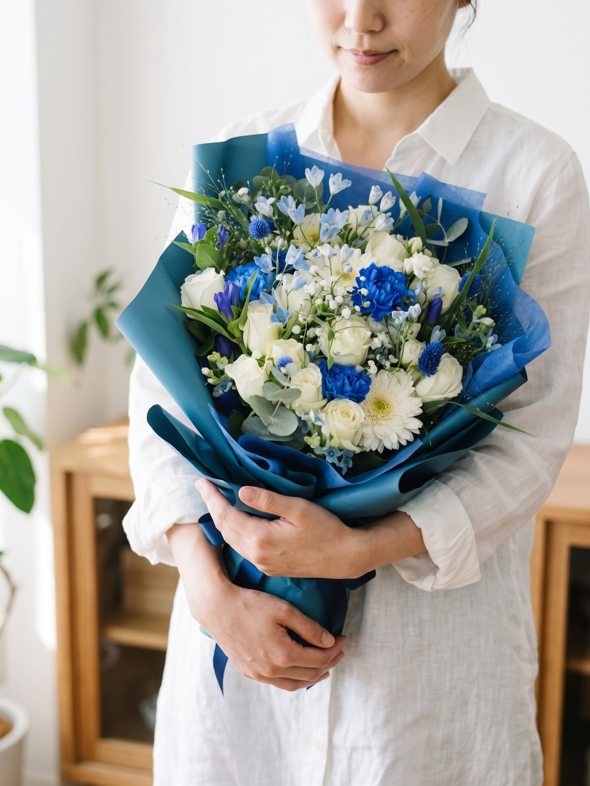 バンビーノの季節感じる花束 縦長XLサイズ