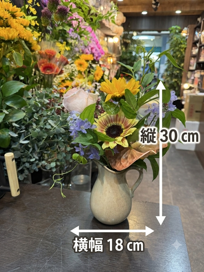 月1回プラン　季節のお花の定期便※季節のおまかせSサイズ