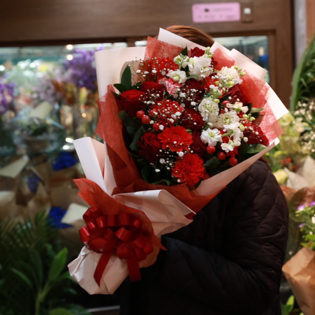 バンビーノの季節感じる花束 縦長Lサイズ – Bambino