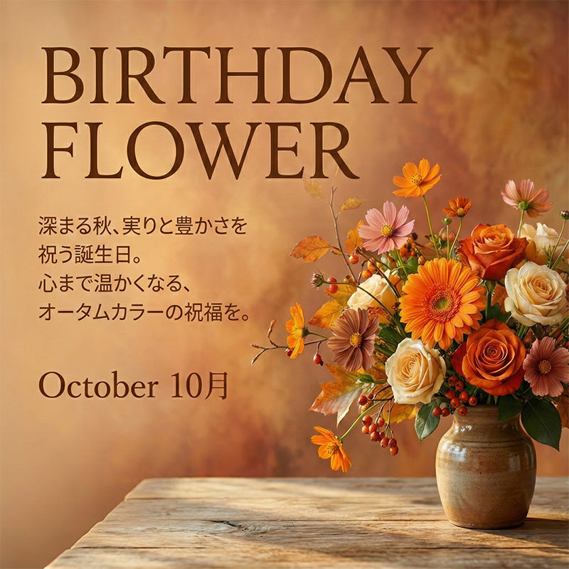１０月の誕生日ギフト